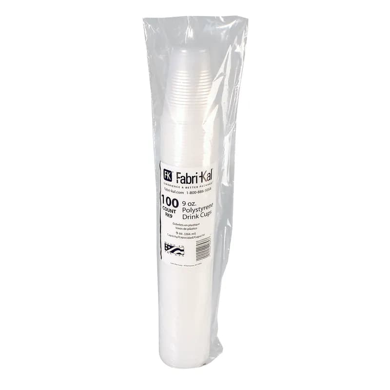 RK Cold Cup 9 OZ HIPS Translucent 2500/Case