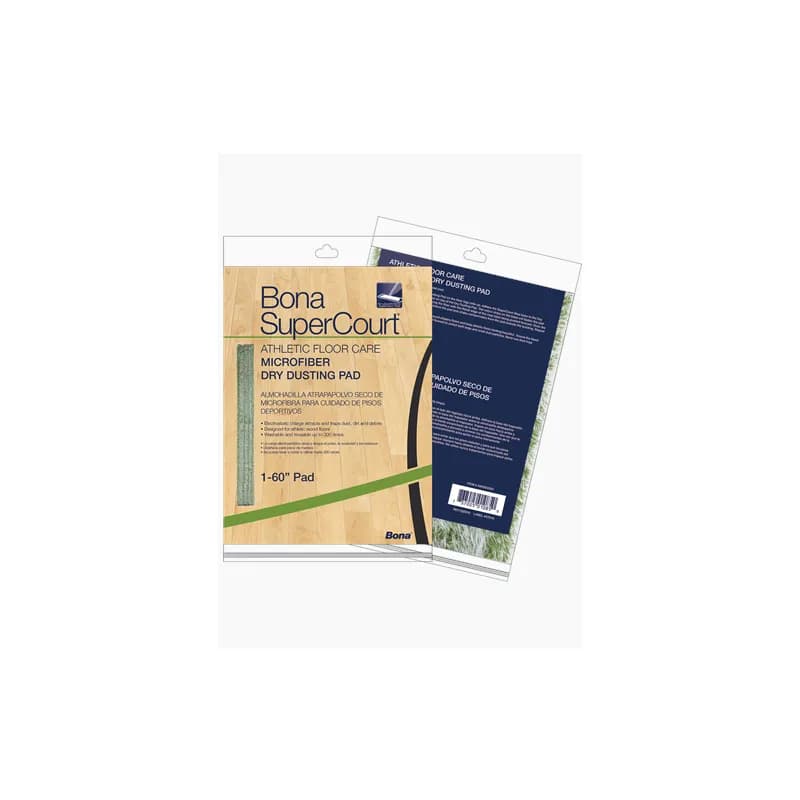 Bona® SuperCourt® Duster Pad 60 IN Microfiber Green 1/Each