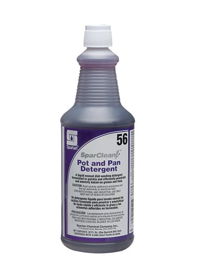 SparClean® Pot and Pan Detergent 56 Pleasant Scent 1 QT Alkaline Liquid 12/Case