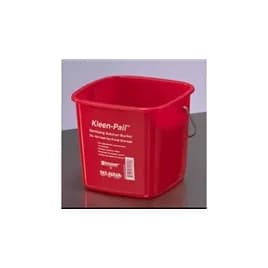 San Jamar Sanitizer Pail 6 QT Red 1/Each