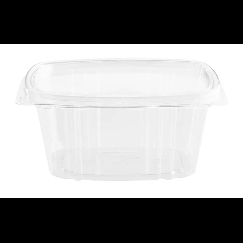 Deli Container Hinged 16 OZ PET Clear 200/Case